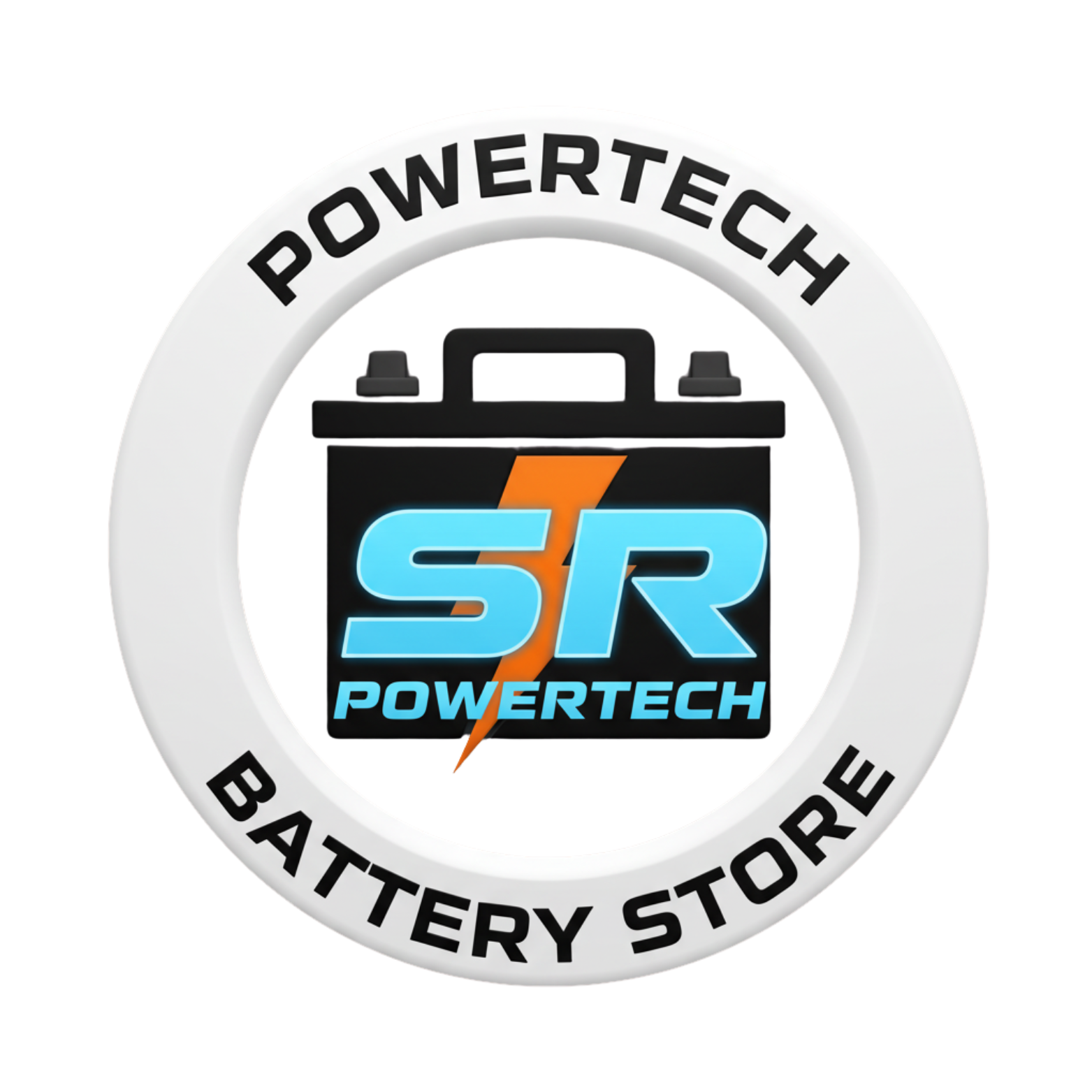 S R Powertech Battery Store Logo